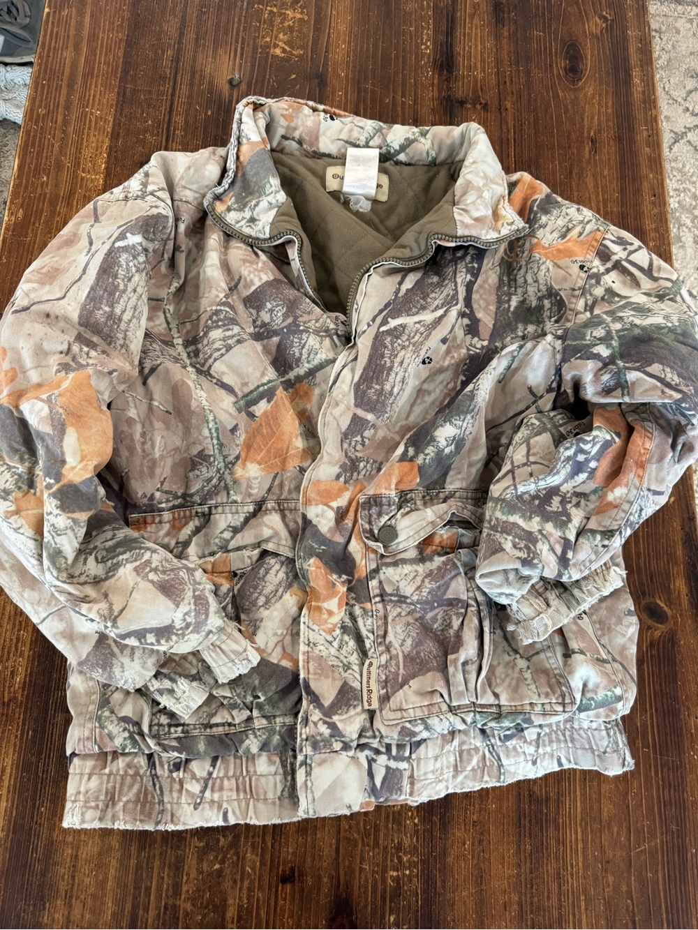 Men's Camouflage Puffer Jacket - Multicolor Camo